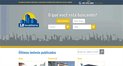 Desktop Screenshot of lbimobiliaria.com.br