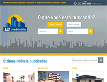 Tablet Screenshot of lbimobiliaria.com.br